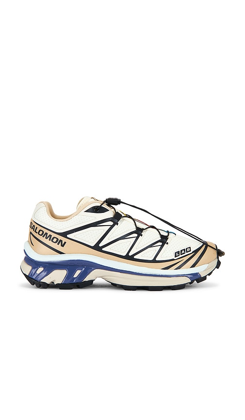 Salomon XT-6 Sneaker in Vanilla Ice, Oxford Tan & Heron | REVOLVE