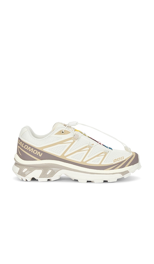 Salomon XT-6 Sneaker in Vanilla, Iron, & Etherea
