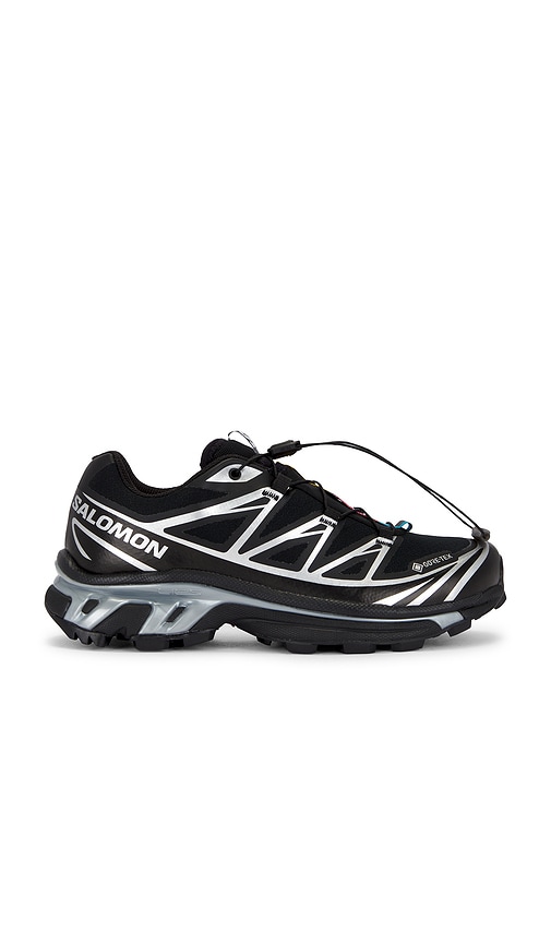 Salomon XT-6 GTX Sneaker in Black & Silver