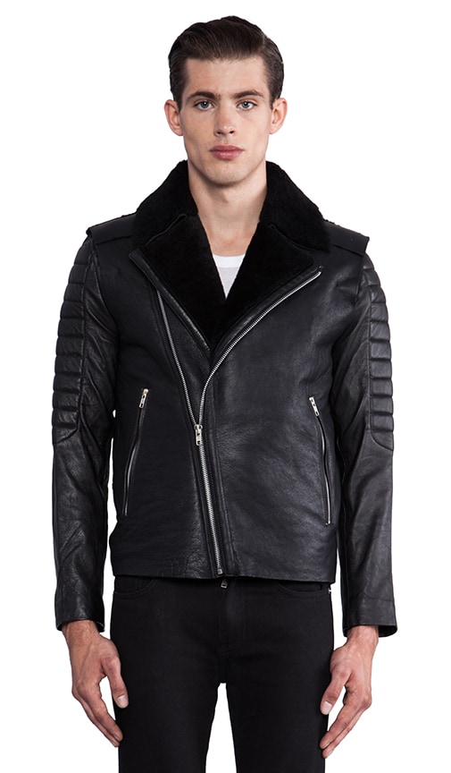 Shearling Biker