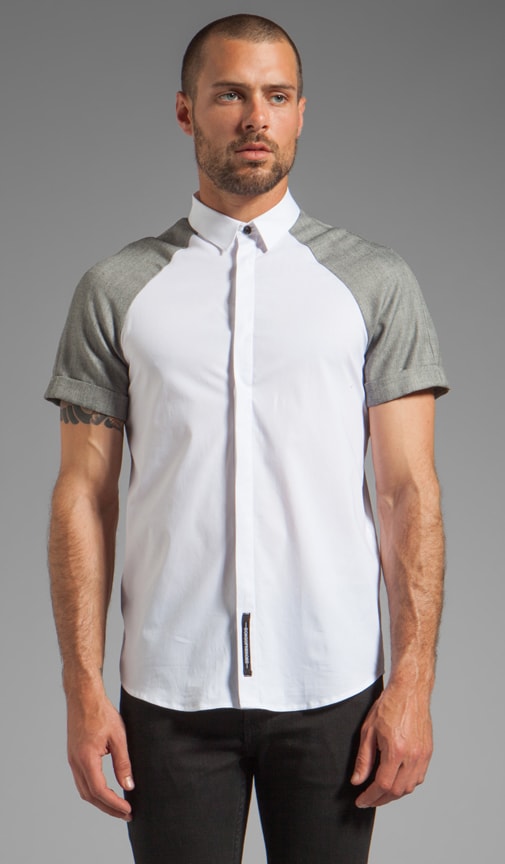 Contrast Sleeves Shirt
