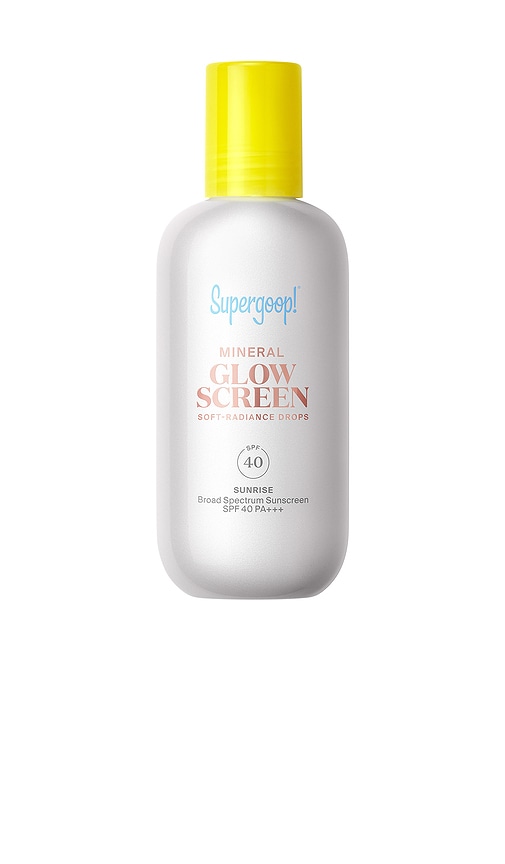 Supergoop Glowscreen Soft-radiance Drops Mineral Spf 40 Golden Hour / 1.7 Fl. Oz. !