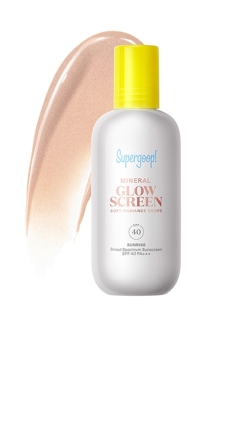 Supergoop Glowscreen Soft-radiance Drops Mineral Spf 40 Golden Hour / 1.7 Fl. Oz. !