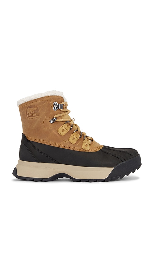 Sorel NIB Scout 87 Lux‎ WP Insulated Boots Men Sz 11 Caribou Buff Black Lace Up Sorel Scout 87 main image 3
