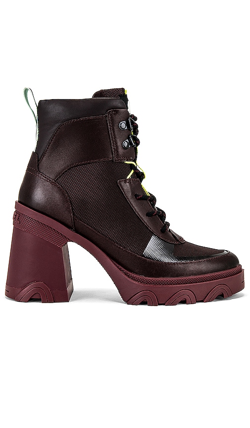 Sorel Brex Heel Boot in New Cinder & Sea Sprite