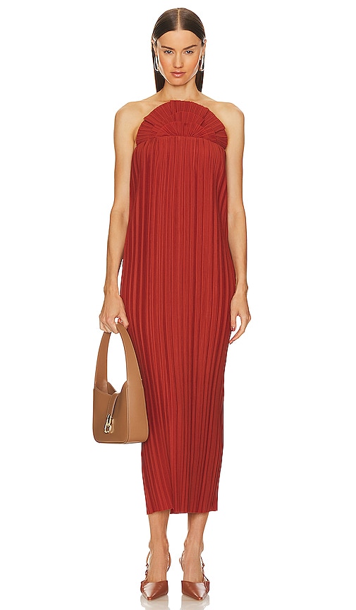 Song Of Style Vita Maxi Dress In Rust