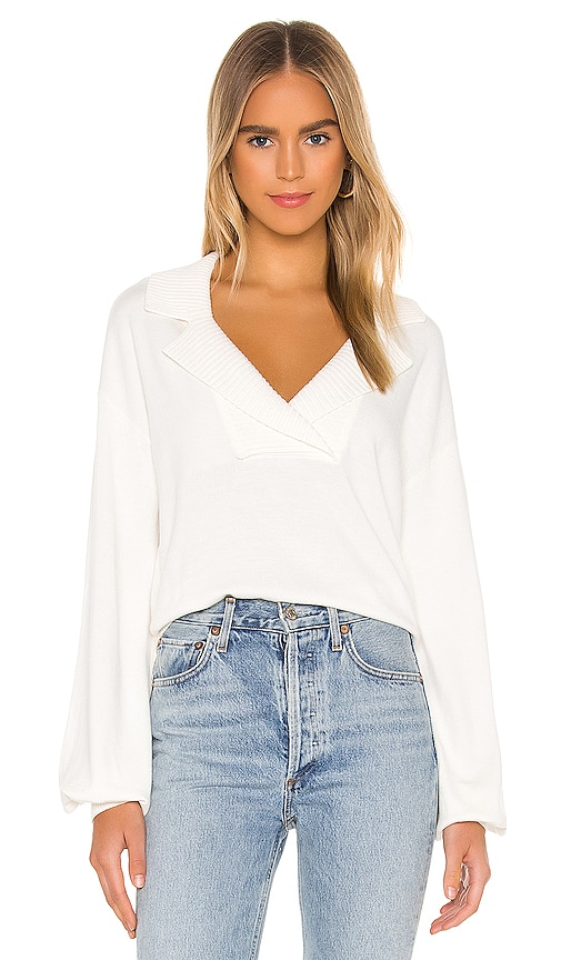 Song of Style Brea Sweater in White | REVOLVE