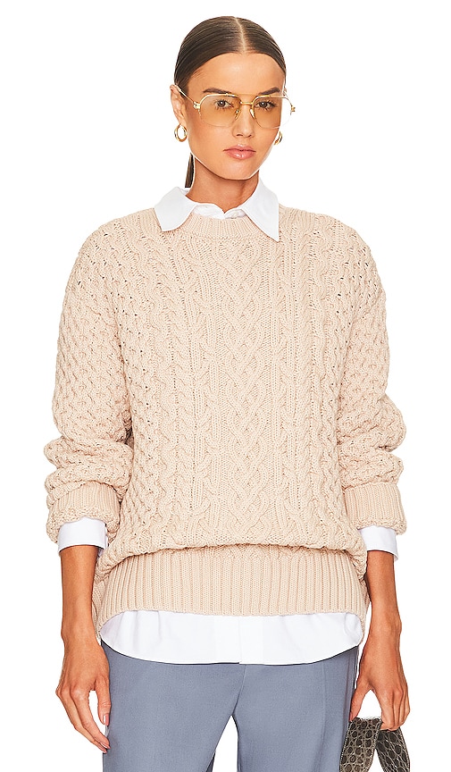 Signature Pierced Ribbed-Knit Sweater