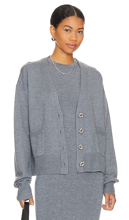 Song of Style Sammie Cardigan in Charcoal Grey