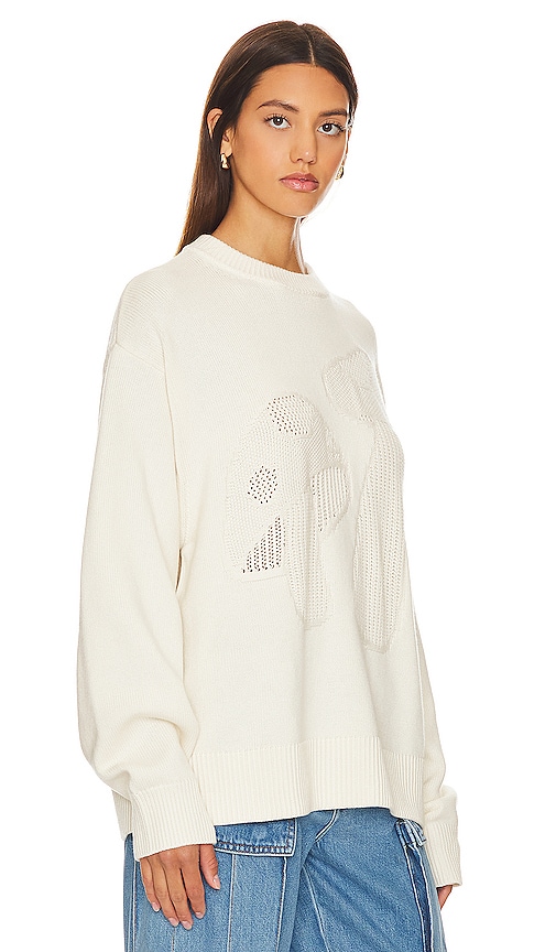 Shop Song Of Style Cadell Mushroom Sweater In Ivory