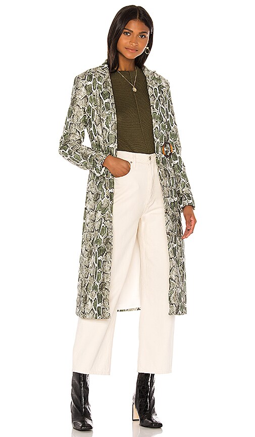 Desmond Faux Leather Coat