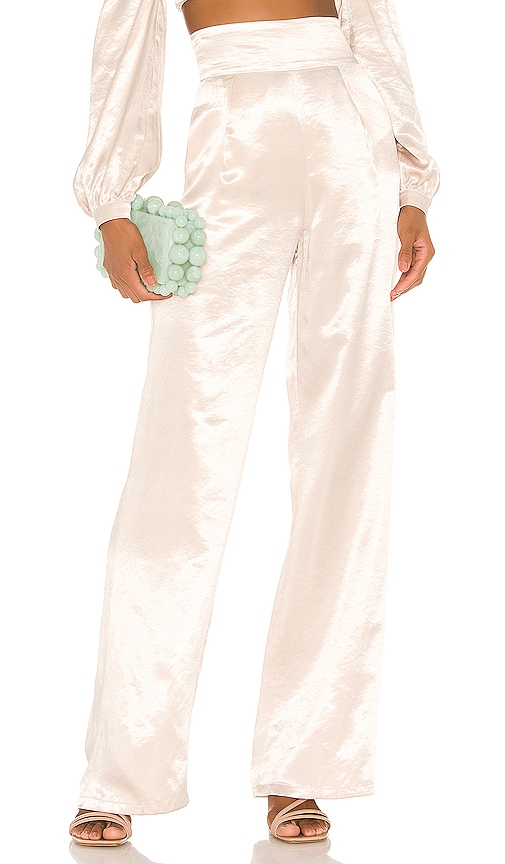 Song of Style Zina Pant in Porcelain Ivory | REVOLVE