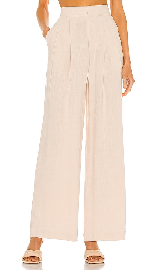 Song of Style Dallon Pant in Beige | REVOLVE