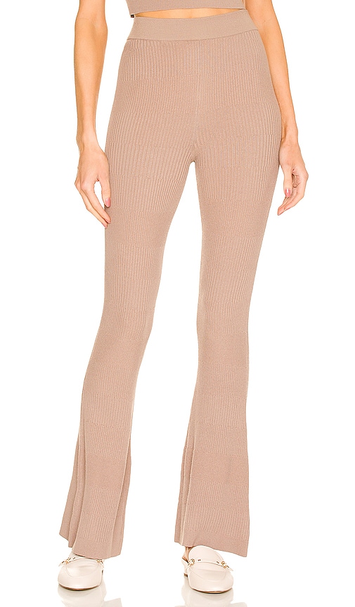 Song Of Style Elyse Pant In Taupe