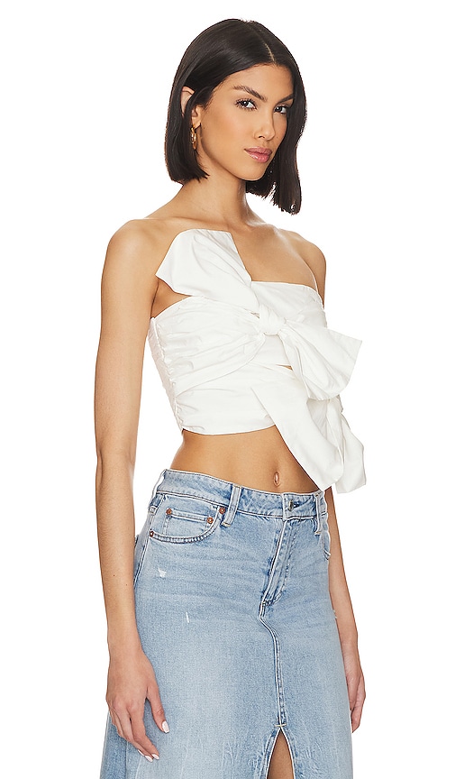 Shop Song Of Style Olsen Top In White