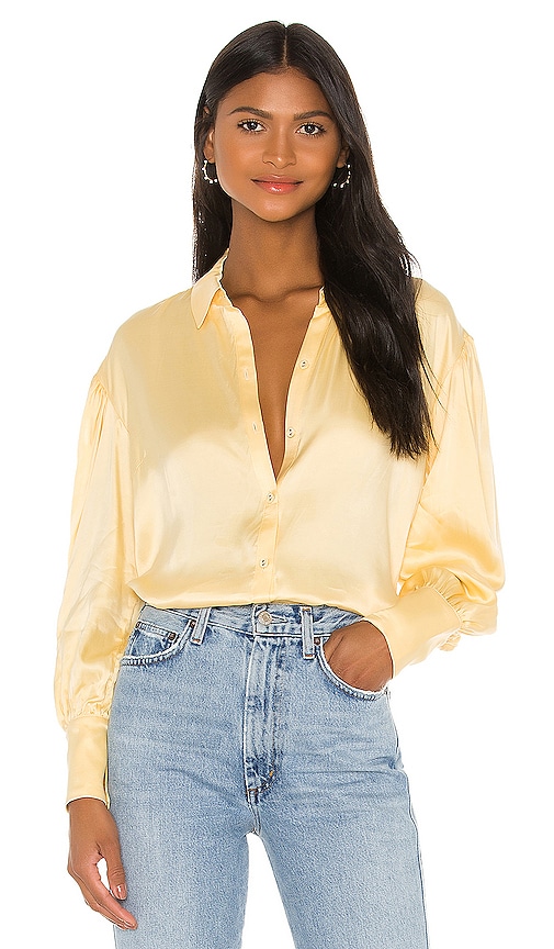 Song of Style Lydia Top in Buttercream Yellow | REVOLVE