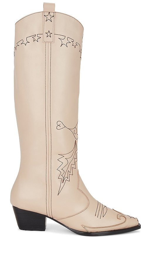 Song Of Style Lasso Boot In Off White