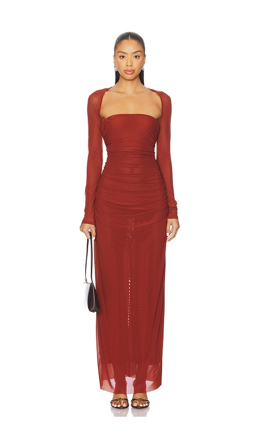 Sovere / Myriad Bolero Dress In Brown