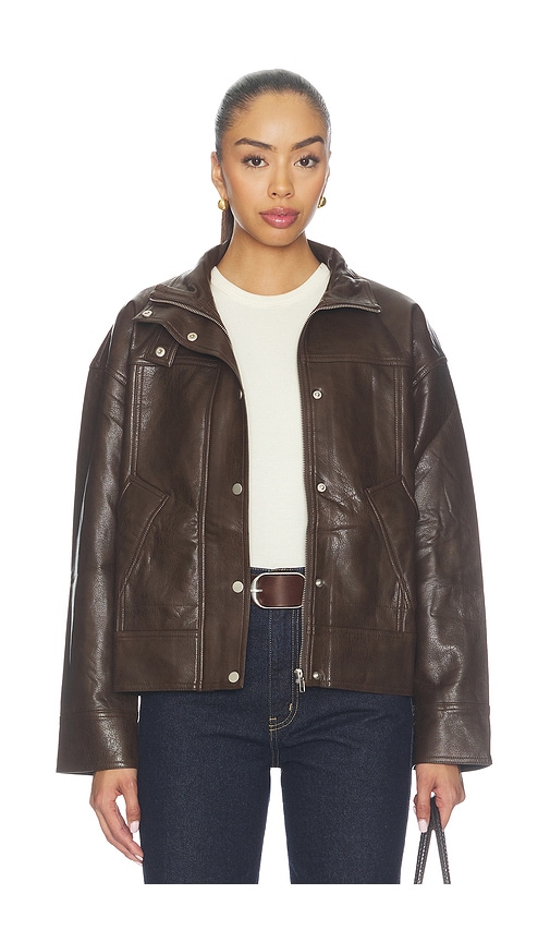 Verin Pu Jacket by SOVERE Studio in Chocolate
