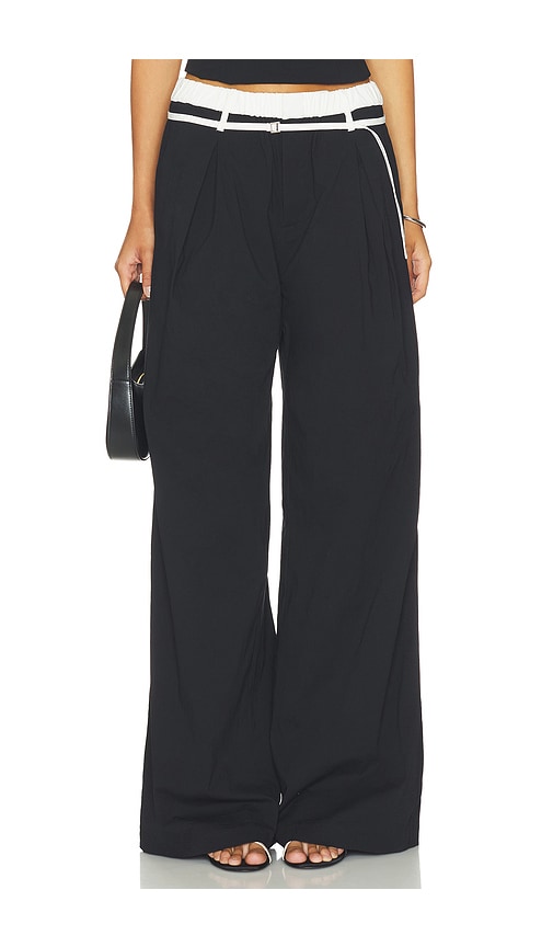 Britta Pants by SOVERE Studio in Black Chalk