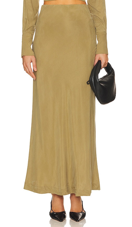 Sovere / Atone Maxi Skirt In Olive