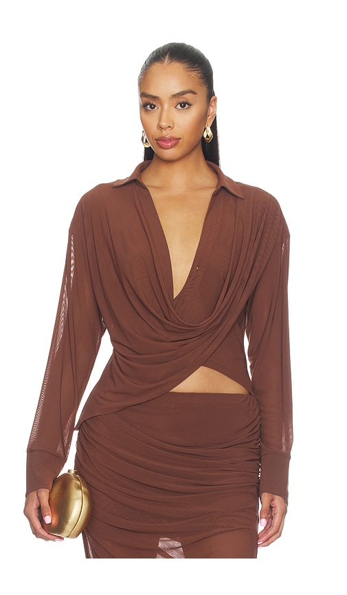 Selen Shirt by SOVERE Studio in Mocha
