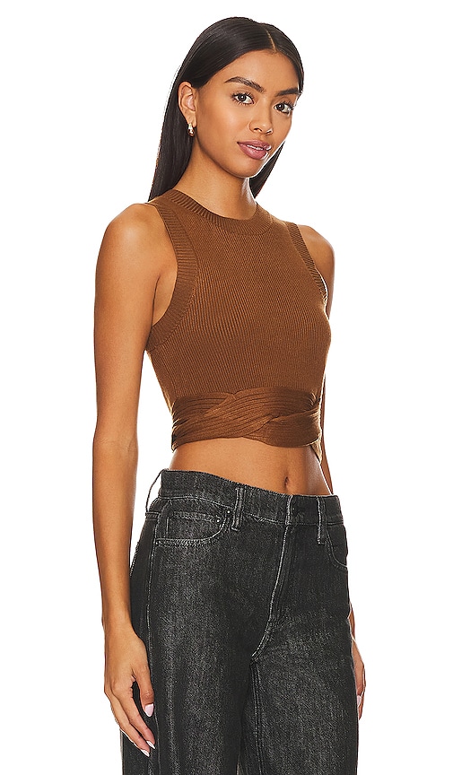 Shop Sovere / Plains Drift Tank In Chocolate