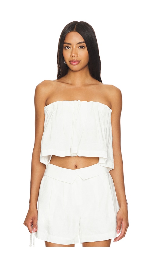 Shop Sovere / Allegra Bodice Top In White