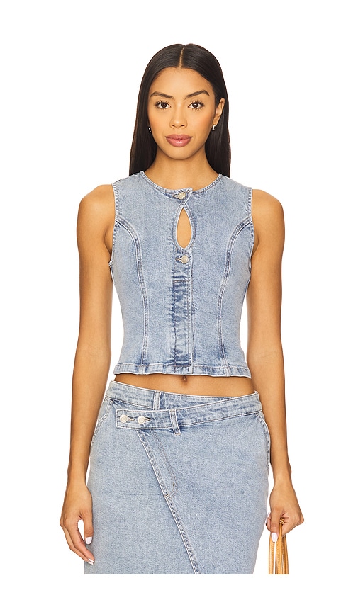 Etch Denim Bodice in Blue. - size L (also in M, S, XL, XS) - SOVERE - Modalova