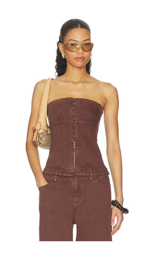 Dakota Denim Bodice Top