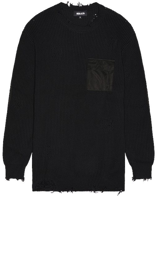 Shop Ser.o.ya Devin Sweater In Black