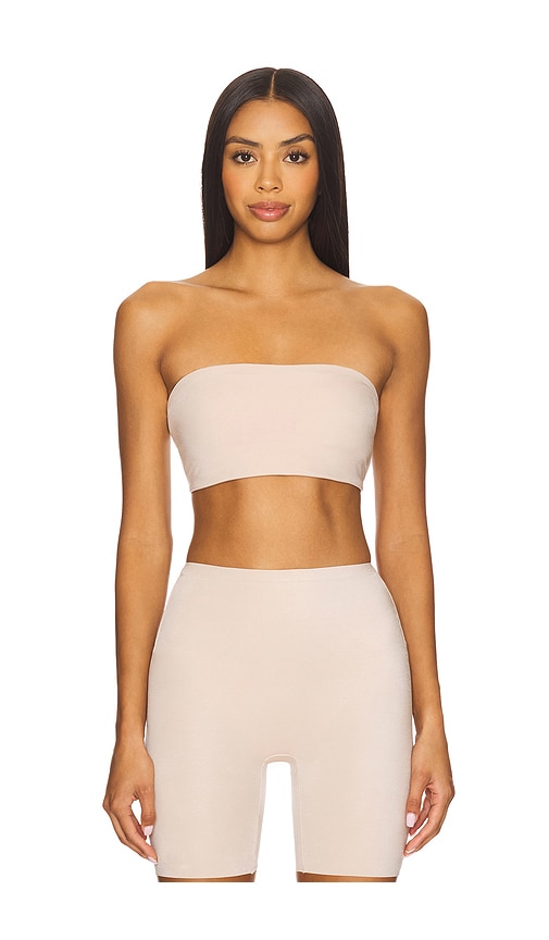 Suit Your Fancy Bandeau in Beige. - size XS (also in L, M, S)