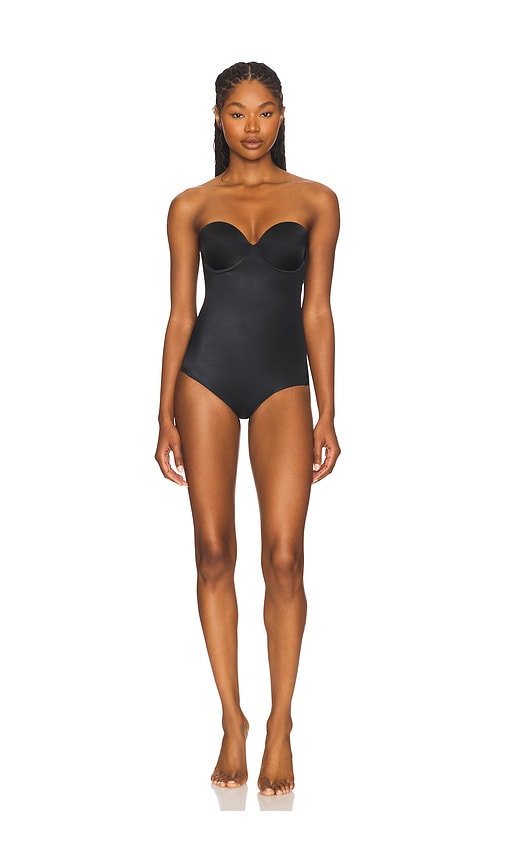 Spanxsculpt Suit Your Fancy Strapless Bodysuit in Black. - size XS (also in L, M, S)