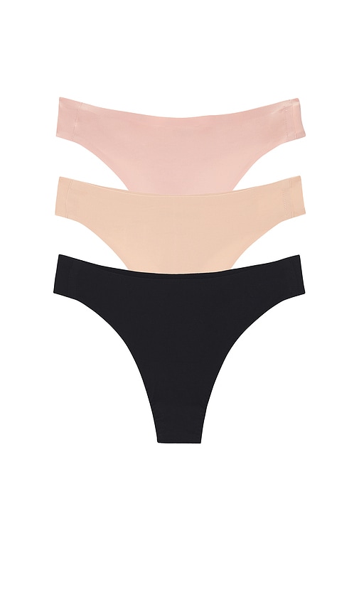Spanx Fit To You Thong 3-pack Box In Multi