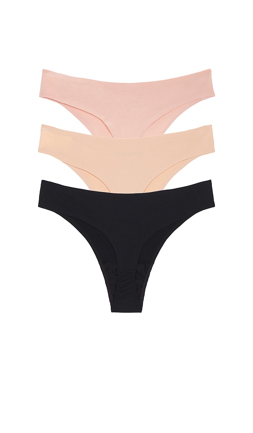 Spanx Fit To You Thong 3-pack Box In Multi