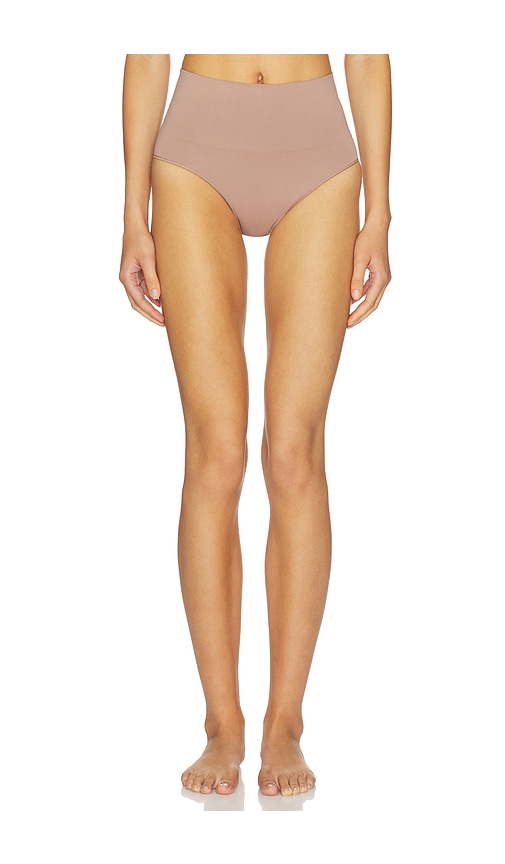 SPANX Shape Extraordinary Brief in Taupe. - size L (also in XS, XXL)