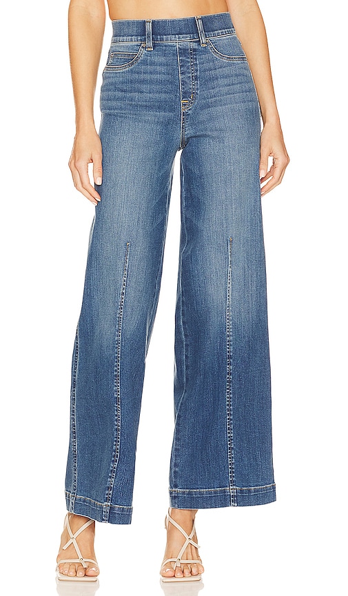 Seamed Front Wide Leg Jeans - Not sold in stores
