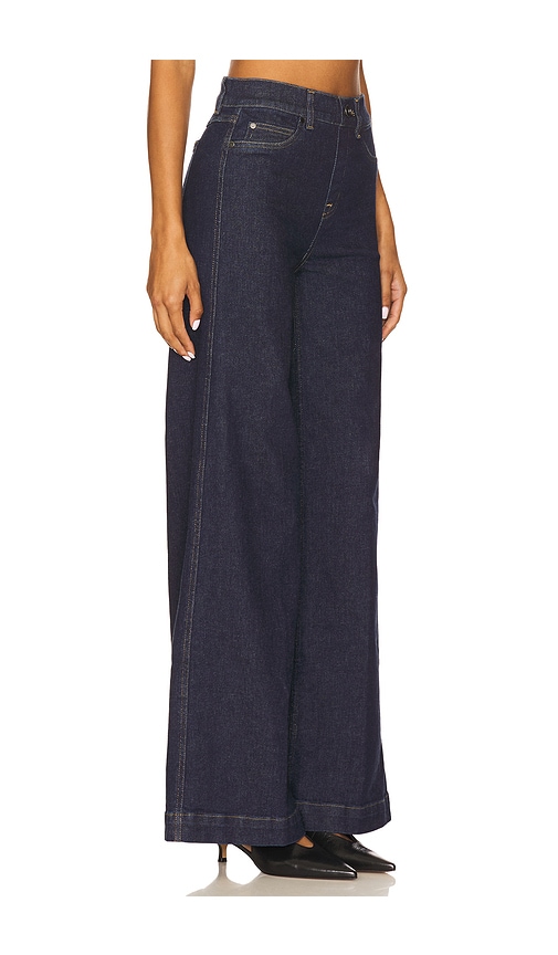 Spanx Pull On Wide Leg Jean In Blue