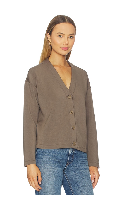  Spanx Air Essentials V Neck Cardigan In Brown. Size S. Also In M, Xs. 