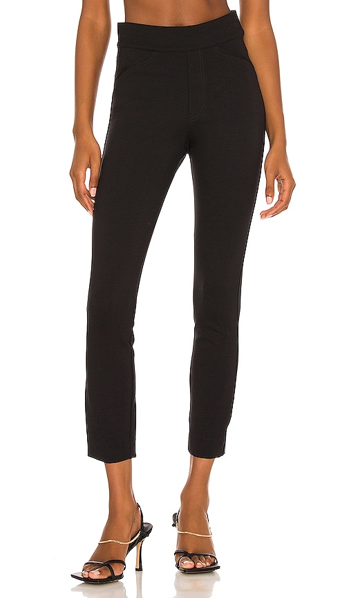 Spanx The Perfect Pant Ankle Back Seam Skinny in Black Size Medium #20251R