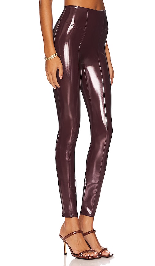 Commando Faux Patent Leather Pant in Black