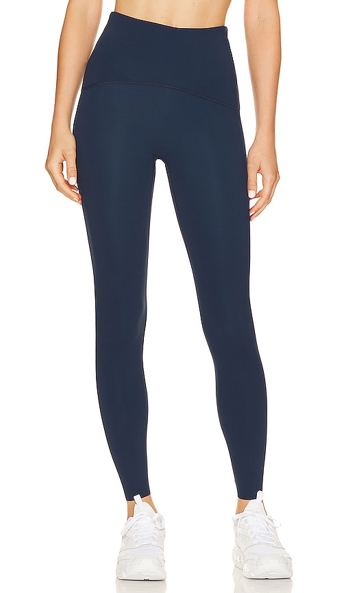 Shop Spanx Booty Boost Active Leggings In Navy