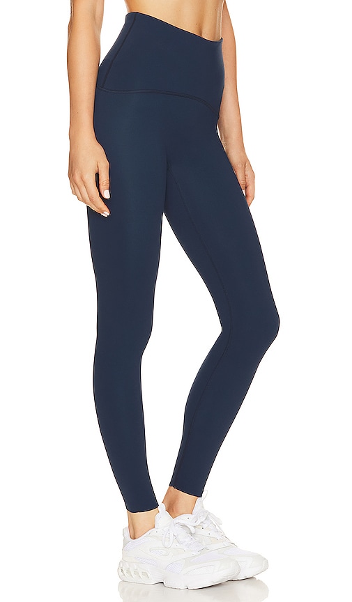 Shop Spanx Booty Boost Active Leggings In Navy