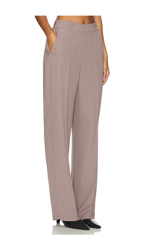 Shop Spanx Straight Leg Trouser In Grey