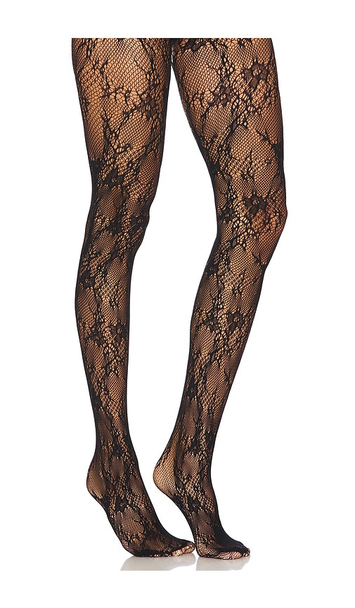 superdown Marisol Lace Tights in Black