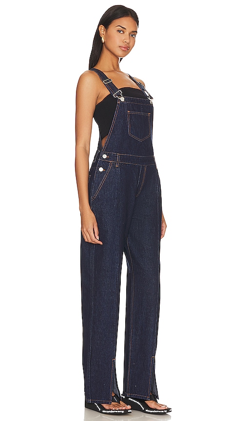 Shop Superdown Deanna Relaxed Overalls In Blue
