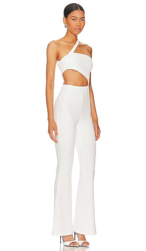 Shop Superdown Emilie Cut Out Jumpsuit In White