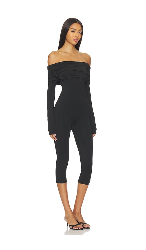 Superdown Yuna Capri Jumpsuit In Black