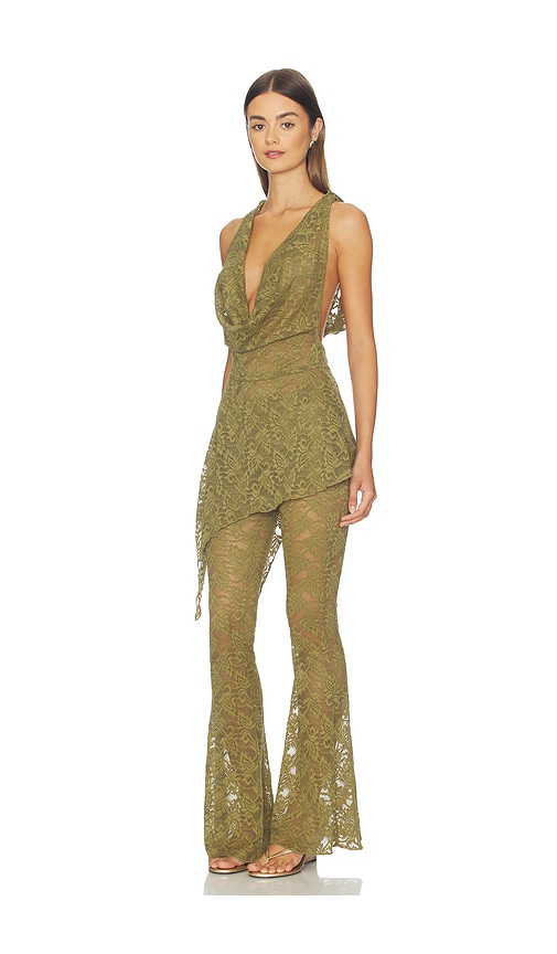  Superdown Colson Pant Set In Olive. Size Xxs. Also In Xs, S, M, L. 