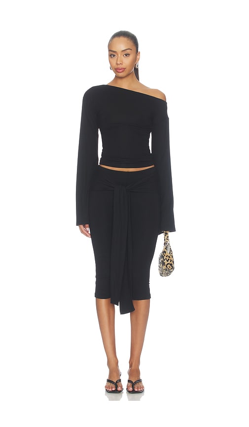 Superdown Charlotte Capri Set In Black